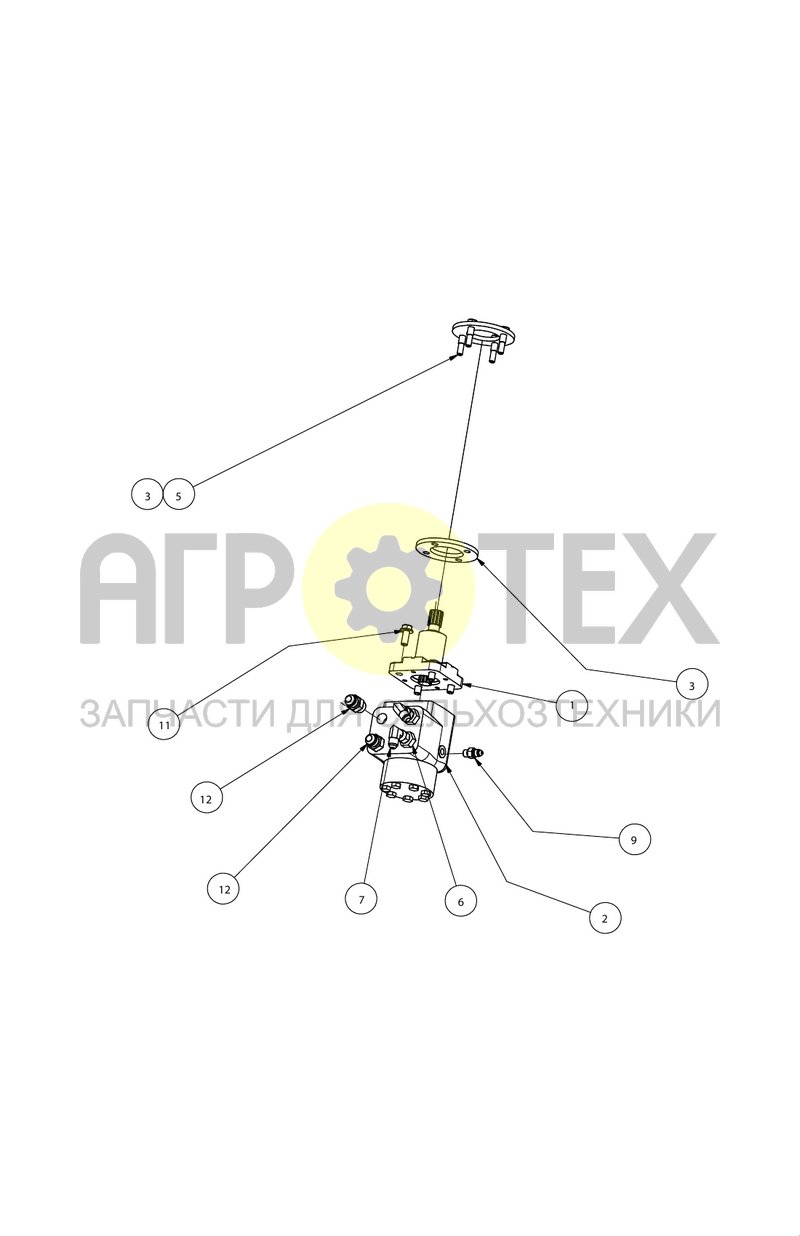 Насос-дозатор (SX016757) (№12 на схеме)